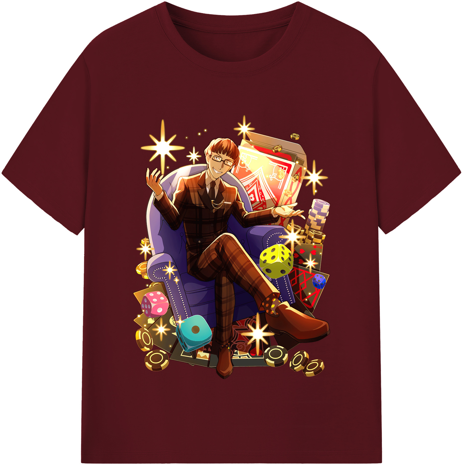 （画像用） 文豪ストレイドッグス Bungo Stray Dogs 綿100％半袖Tシャツ（フロントプリント）